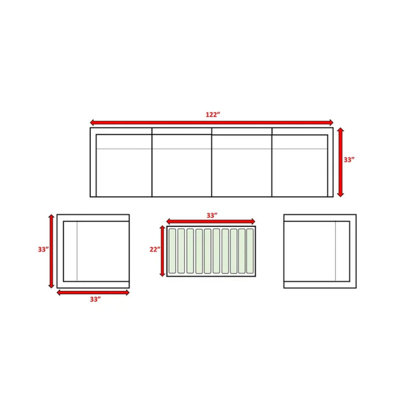 Stylish Sofa Seating Group With Cushions Perfect For Outdoor Gatherings - R&R Furniture Gallery (Fountain Valley, CA)