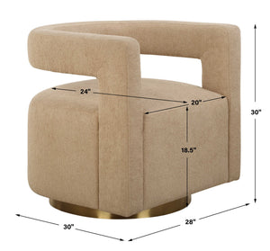 Grounded - Modern Swivel Chair