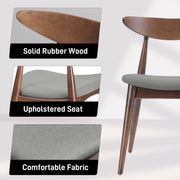 5 Piece Dining Set With Ergonomic Chairs - R&R Furniture Gallery (Fountain Valley, CA)