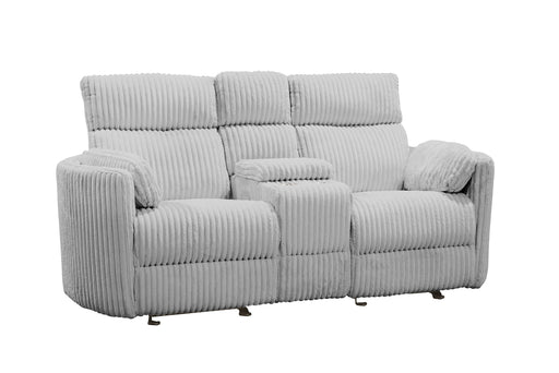 Radius - Power Glider Reclining Console Loveseat - R&R Furniture Gallery (Fountain Valley, CA)