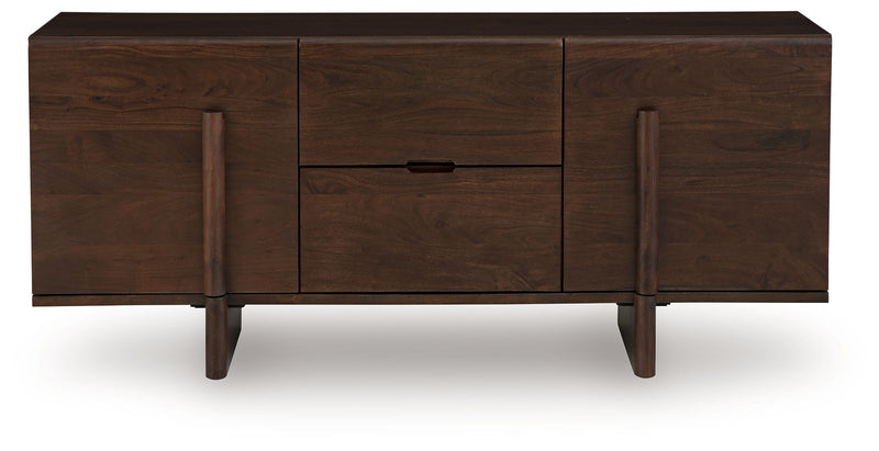 Kydler - Accent Cabinet - Medium Brown - R&R Furniture Gallery (Fountain Valley, CA)