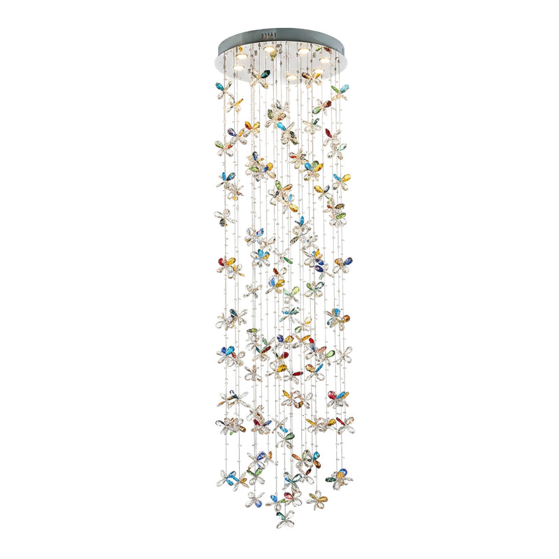 Michael Amini Lighting - Wings Of Color Crystal LED Chandelier - Clear