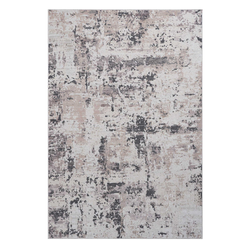 Payas - 6' X 9' Abstract Area Rug - Cream / Brown - R&R Furniture Gallery (Fountain Valley, CA)