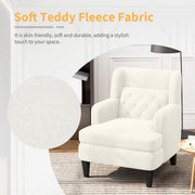 Upholstered Accent Chair Tufted Armchair For Living Room And Bedroom - R&R Furniture Gallery (Fountain Valley, CA)