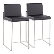 Lumi Source Fuji contemporary high back counter stool with functional design, featuring sleek style and supportive seating.