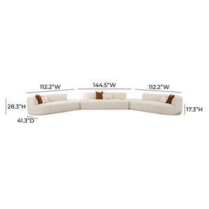 Fickle - Boucle Modular Sectional - R&R Furniture Gallery (Fountain Valley, CA)