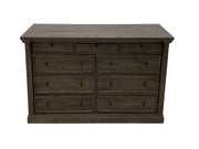 Adelaide - Wood 9 Drawer Dresser - Cocoa Brown - R&R Furniture Gallery (Fountain Valley, CA)