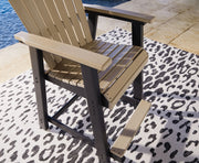 Fairen Trail - Barstool (Set of 2) - Black / Driftwood - R&R Furniture Gallery (Fountain Valley, CA)
