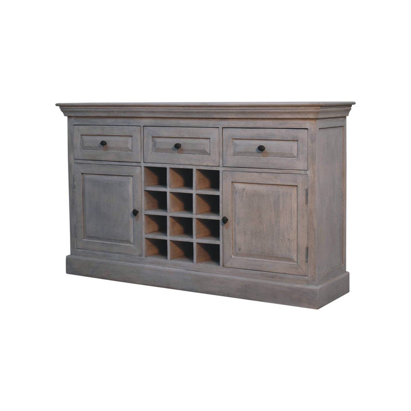 Wine Storage Unit - Gray Ash - R&R Furniture Gallery (Fountain Valley, CA)