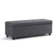 Castleford - Contemporary Storage Ottoman - R&R Furniture Gallery (Fountain Valley, CA)