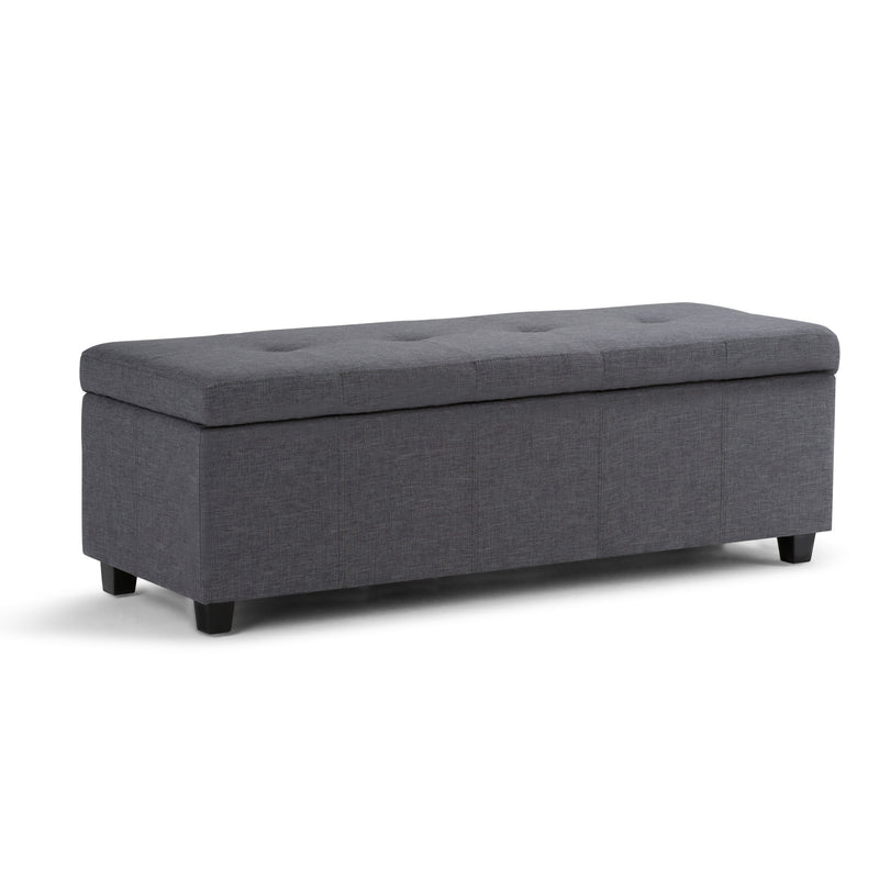 Castleford - Contemporary Storage Ottoman - R&R Furniture Gallery (Fountain Valley, CA)