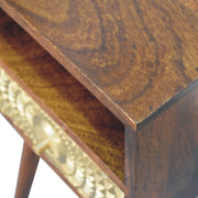 Eden - Mini Nightstand - Chestnut - R&R Furniture Gallery (Fountain Valley, CA)