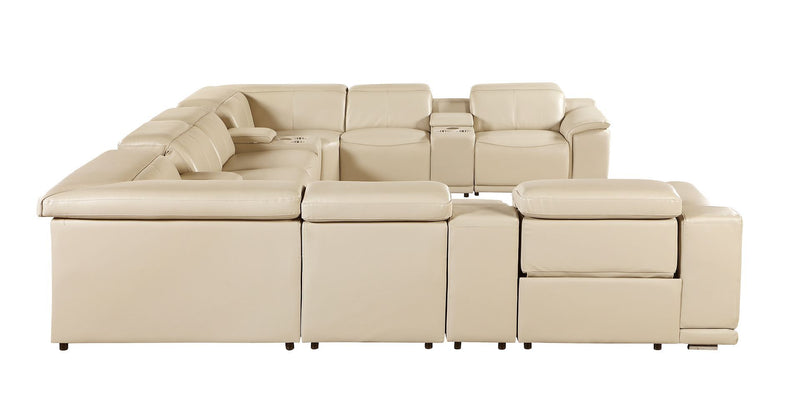 9762 - 12-Piece U Shaped Sectional Sofa With 4 Power Recliners