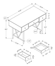 Computer Desk For Home Office, Stylish Design, Storage Drawers, Transitional - R&R Furniture Gallery (Fountain Valley, CA)