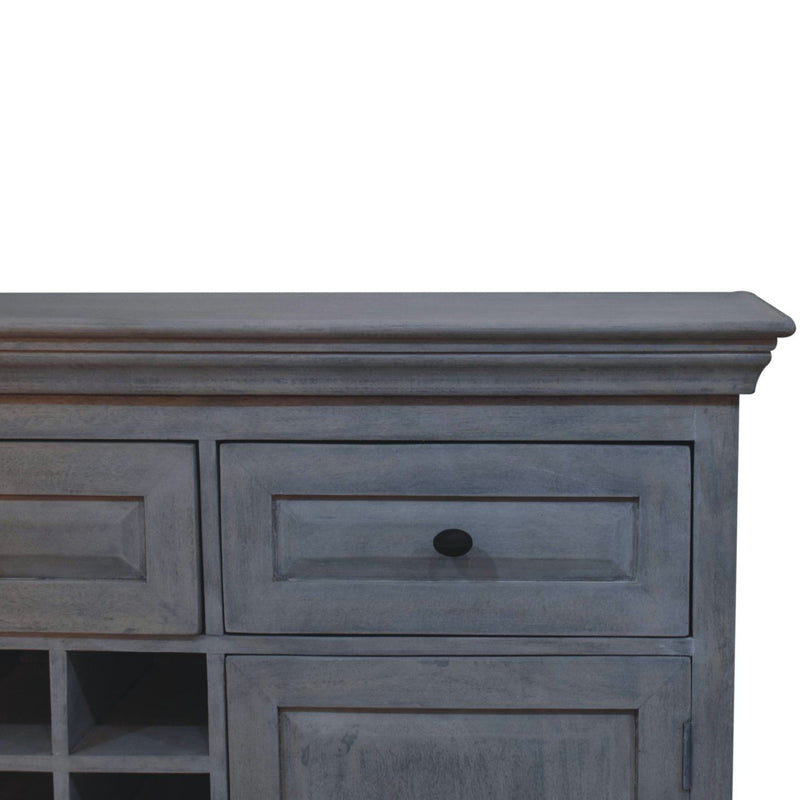 Wine Storage Unit - Gray Ash - R&R Furniture Gallery (Fountain Valley, CA)