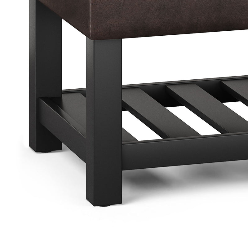 Cosmopolitan - Storage Ottoman Bench With Open Bottom - R&R Furniture Gallery (Fountain Valley, CA)