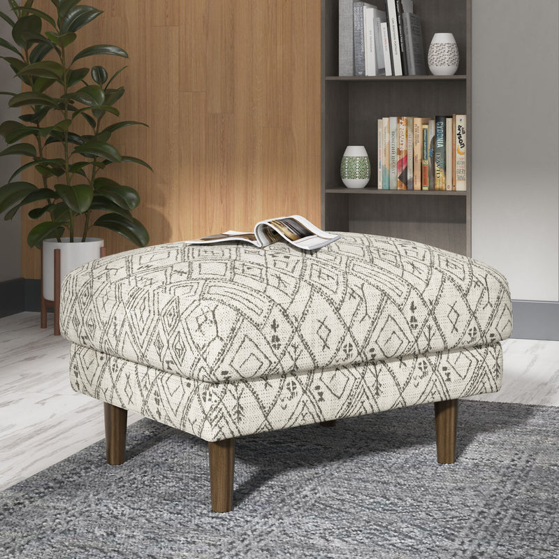 Abstract Ottoman - Black - R&R Furniture Gallery (Fountain Valley, CA)