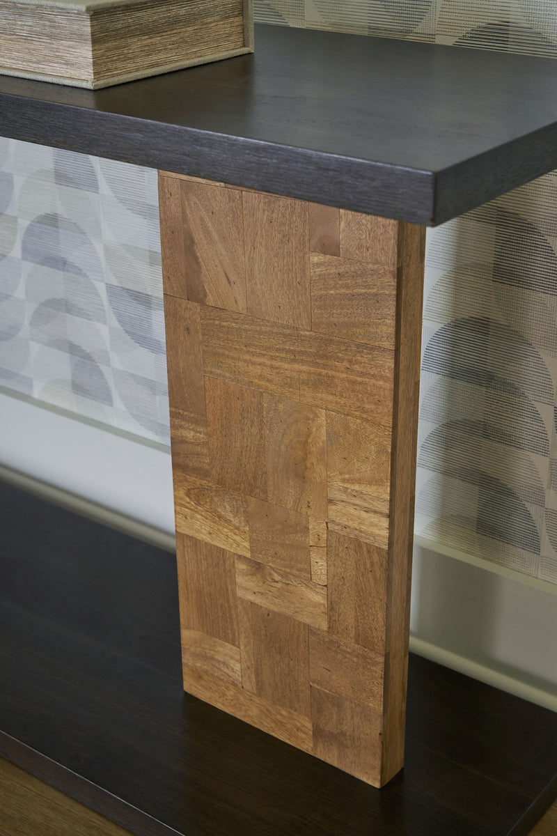 Camlett - Console Sofa Table - Brown - R&R Furniture Gallery (Fountain Valley, CA)