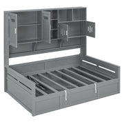 Daybed With All-In-One Cabinet And Shelf - R&R Furniture Gallery (Fountain Valley, CA)