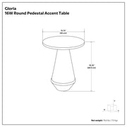 Gloria - Cast Aluminum Side Table - Black - R&R Furniture Gallery (Fountain Valley, CA)