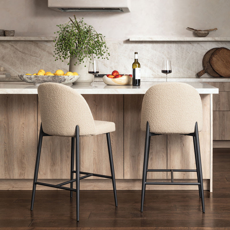 Ramsay - Counter Stool - Sand And Black