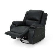 Stylish Wide Manual Swivel Standard Recliner - R&R Furniture Gallery (Fountain Valley, CA)