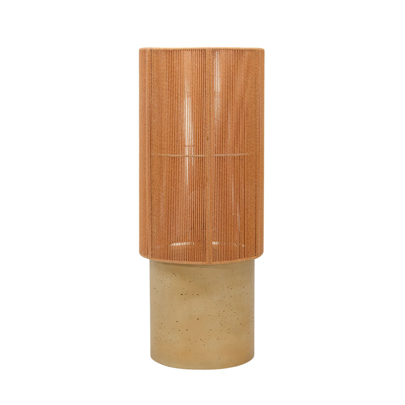 TOV Furniture Mondada concrete floor lamp with a modern cylindrical design and minimalist aesthetic.
