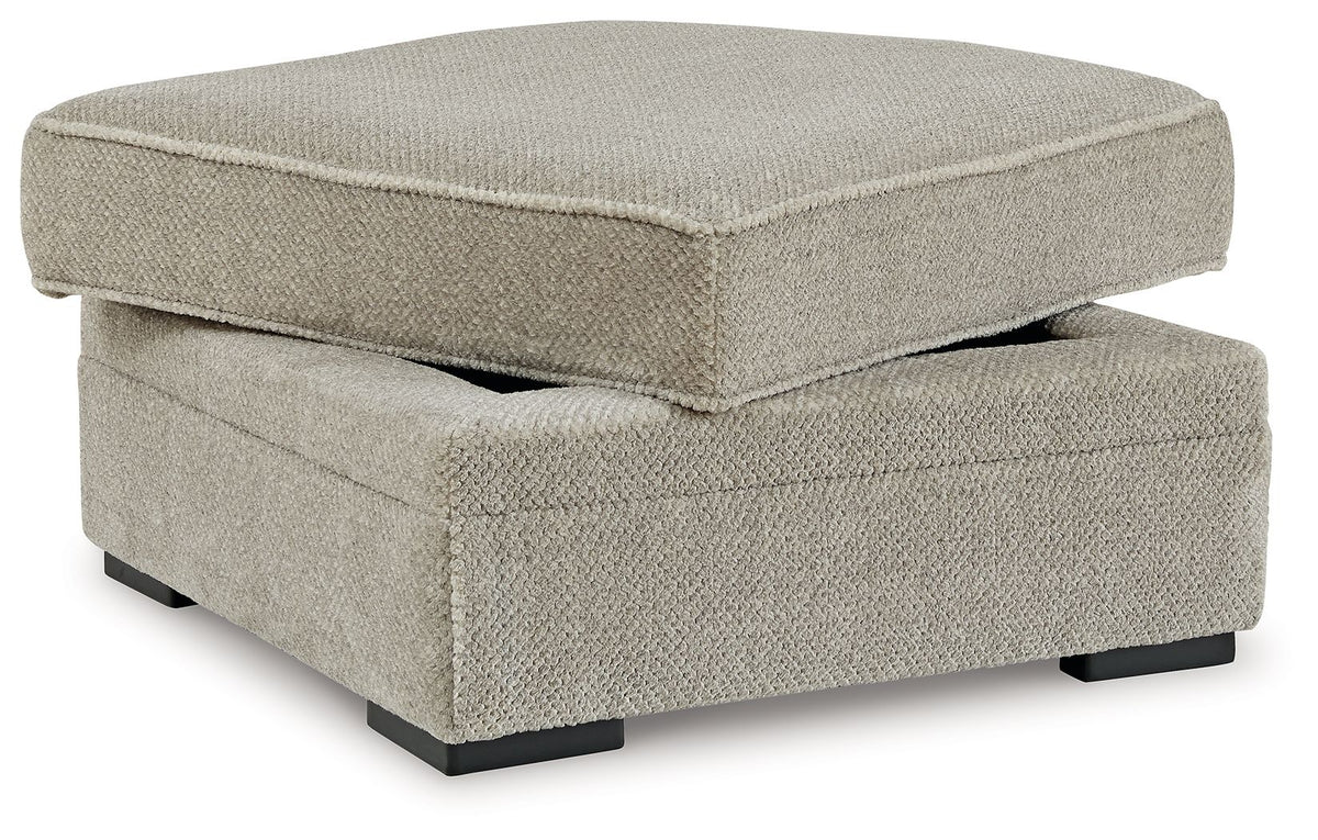 Calnita - Ottoman With Storage - Sisal - R&R Furniture Gallery (Fountain Valley, CA)