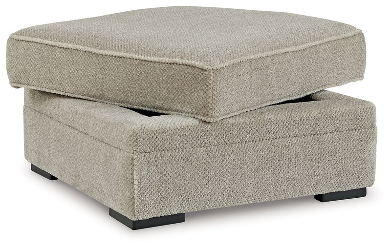 Calnita - Ottoman With Storage - Sisal - R&R Furniture Gallery (Fountain Valley, CA)