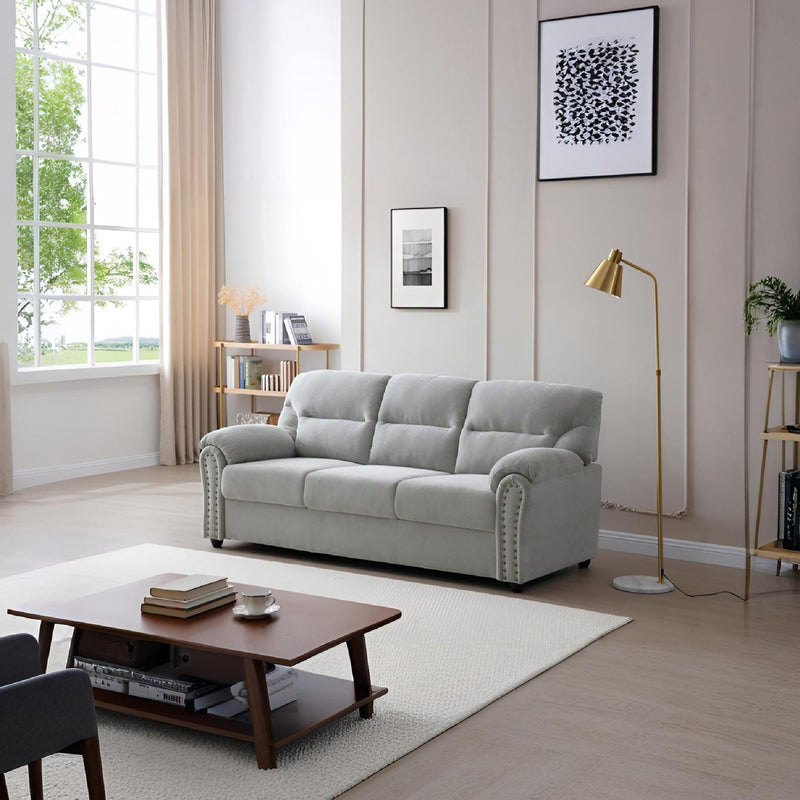 Hamilton - Sofa With Nailhead Trim - R&R Furniture Gallery (Fountain Valley, CA)