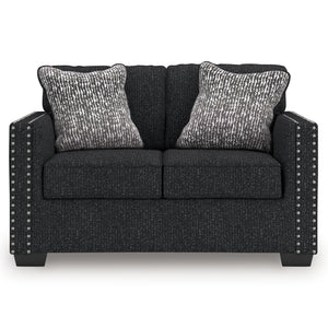 Jasmine Peaks - Loveseat - Coal - R&R Furniture Gallery (Fountain Valley, CA)
