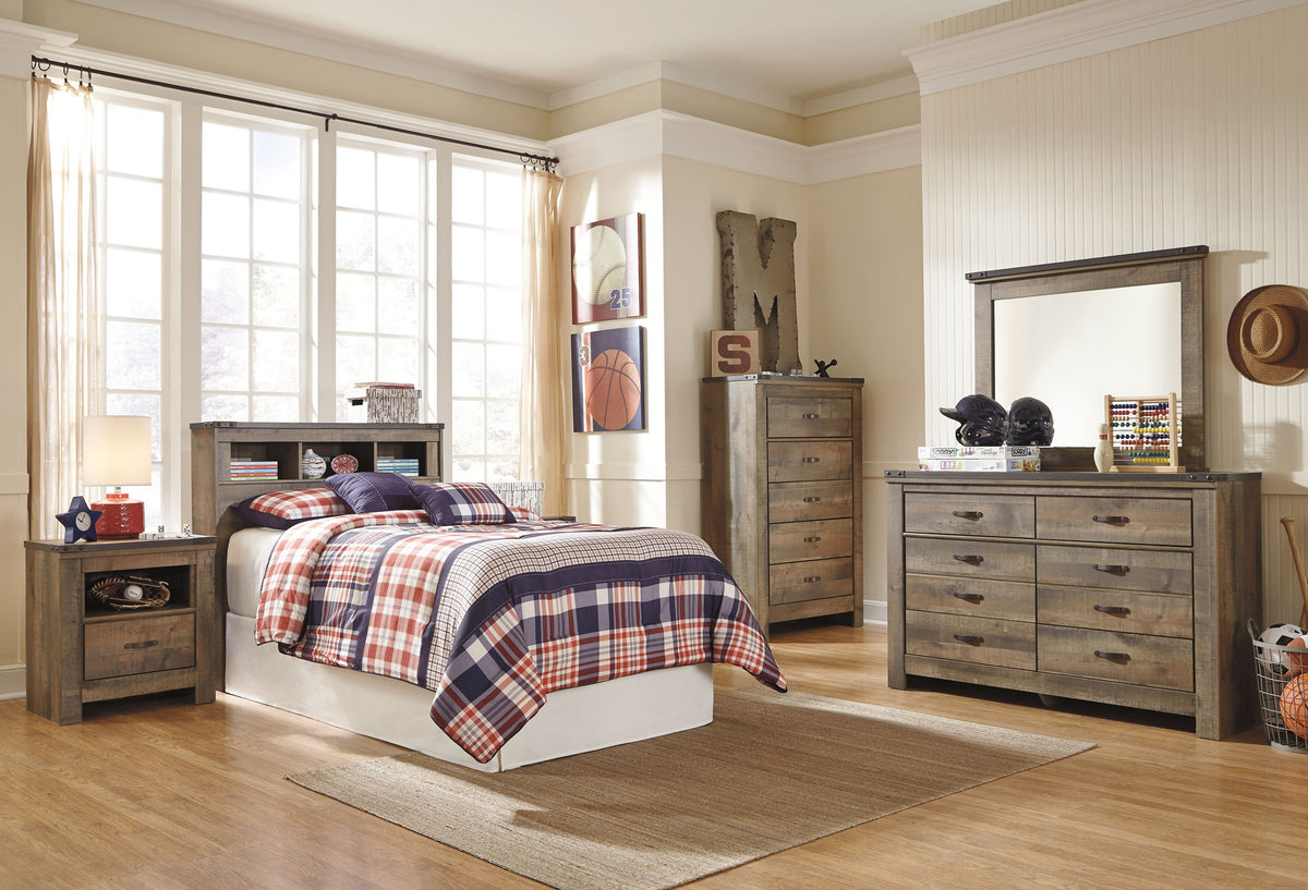 Trinell - Youth Bookcase Headboard - R&R Furniture Gallery (Fountain Valley, CA)