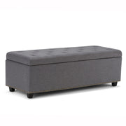 Hamilton - Upholstered Storage Ottoman - R&R Furniture Gallery (Fountain Valley, CA)