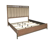 Elegant Design Upholstered And Strap Panel Bed - R&R Furniture Gallery (Fountain Valley, CA)