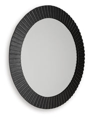 Ozias - Accent Mirror - Black - R&R Furniture Gallery (Fountain Valley, CA)