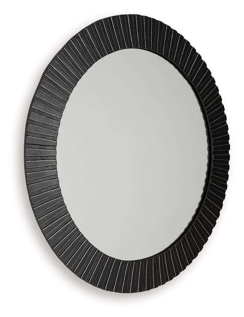 Ozias - Accent Mirror - Black - R&R Furniture Gallery (Fountain Valley, CA)