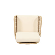 Outdoor Club Chair With Rope Weave Design - Teak - R&R Furniture Gallery (Fountain Valley, CA)
