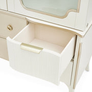 La Marisia - Display Cabinet - Creamy Pearl - R&R Furniture Gallery (Fountain Valley, CA)
