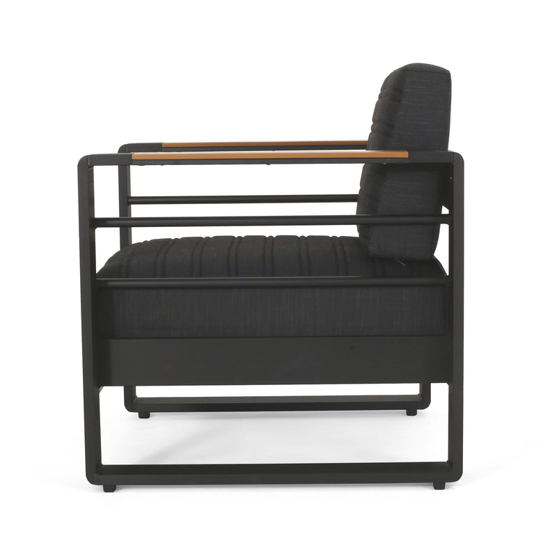 Giovanna - Club Chair Set With Aluminum Frame - R&R Furniture Gallery (Fountain Valley, CA)