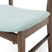 Mid Century Dining Chairs With Cushioned Seats And Wood Frame (Set of 2) - R&R Furniture Gallery (Fountain Valley, CA)