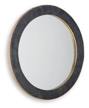 Corinsworth - Accent Mirror - Charcoal / Brass Finish - R&R Furniture Gallery (Fountain Valley, CA)