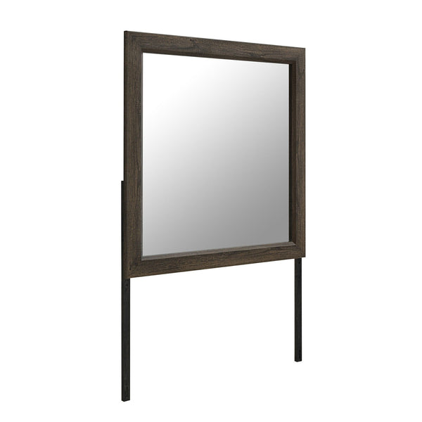 Harry - Mirror, Large Scale Design For Bedroom - Brown