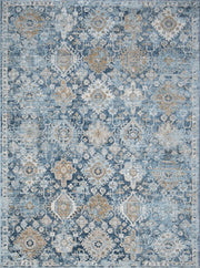 Noble - 5'3" X 7'3" Area Rug - Blue - R&R Furniture Gallery (Fountain Valley, CA)