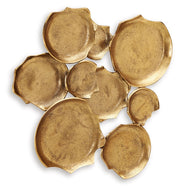 Gageton - Wall Decor - Antique Gold Finish - R&R Furniture Gallery (Fountain Valley, CA)