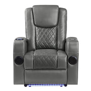Alair - Power Motion Recliner With Bluetooth, Wireless Charger & Cupholder - R&R Furniture Gallery (Fountain Valley, CA)