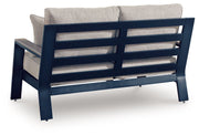 East Beach - Loveseat With Cushion - Blue - R&R Furniture Gallery (Fountain Valley, CA)
