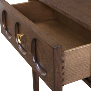 Roundabout - Side Table - Cocoa Brown