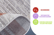 Marfi - 8' X 10' Bordered Area Rug - Brown / Ivory - R&R Furniture Gallery (Fountain Valley, CA)