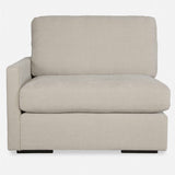 Uttermost Refuge sofa chaise with plush cushions and modern design, featuring sleek upholstery and a comfortable, stylish lounge area.