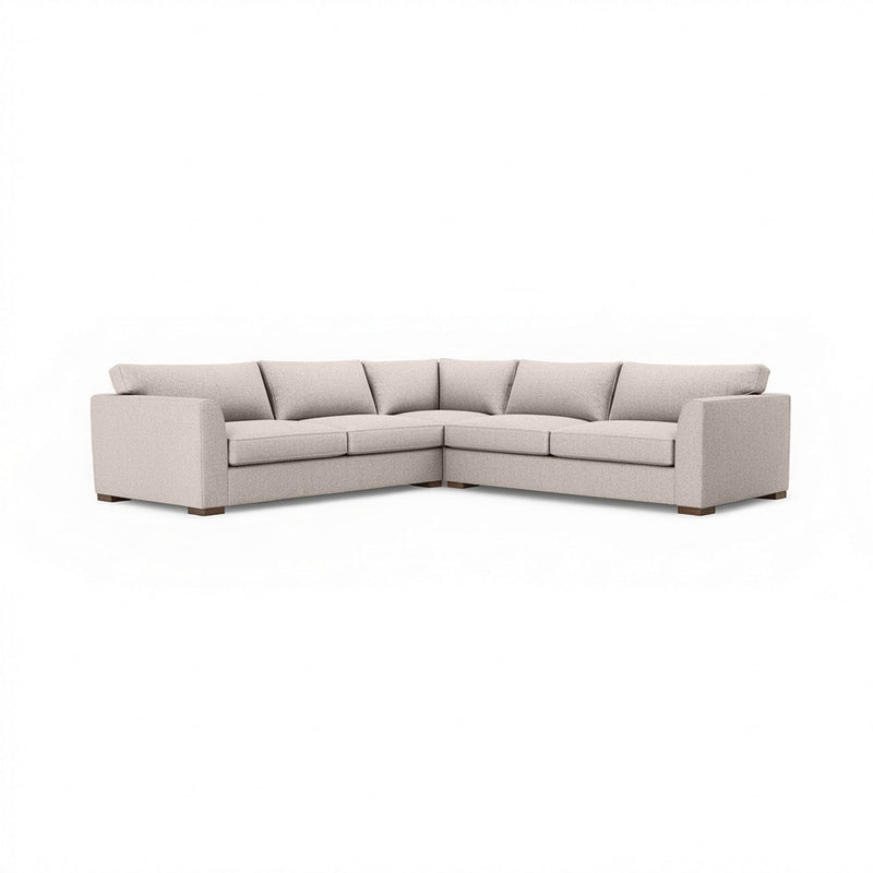 Classic Home Bryson 3-piece ElPaso sectional sofa with plush cushions and modern design, perfect for contemporary living rooms.